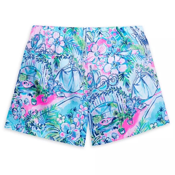 Lilly Pulitzer Pants - Lilly Pulitzer Disney Cinderella Lilo Linen Shorts